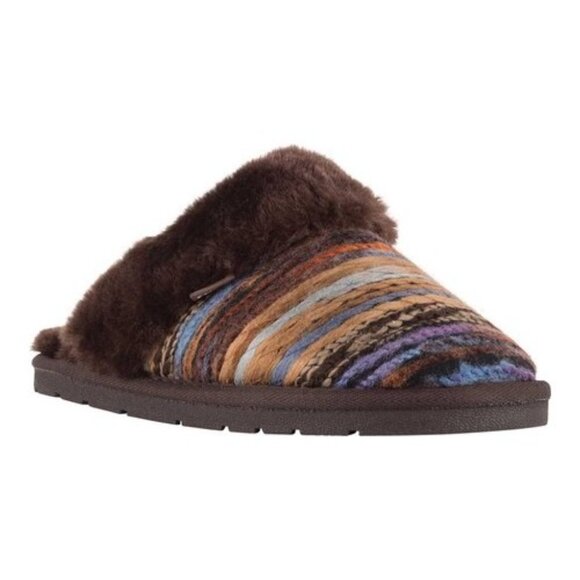 Women's Juarez Scuff Slippers by LAMO Chocolate Sz. 7 Medium New - Picture 9 of 9